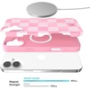 image:imageVELVET CAVIAR for iPhone 16 Case  Compatible with MagSafe  10ft Drop Tested  Halloween Phone Cases  Snoopy Spooky GlitterPink Vibe Checkered