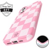 image:imageVELVET CAVIAR for iPhone 16 Case  Compatible with MagSafe  10ft Drop Tested  Halloween Phone Cases  Snoopy Spooky GlitterPink Vibe Checkered