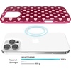 image:imageVELVET CAVIAR for iPhone 16 Case  Compatible with MagSafe  10ft Drop Tested  Halloween Phone Cases  Snoopy Spooky GlitterRaspberry Polka Dot