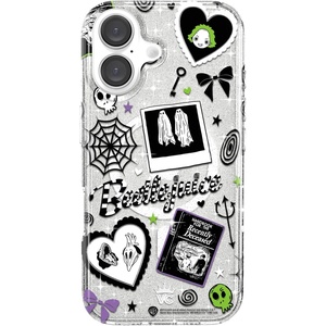 image:imageVELVET CAVIAR for iPhone 16 Case  Compatible with MagSafe  10ft Drop Tested  Halloween Phone Cases  Snoopy Spooky GlitterBeetlejuice