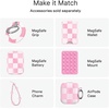image:imageVELVET CAVIAR Case for iPhone 17 Air  Compatible with MagSafe  10ft Drop Tested  Halloween Phone Cases  Snoopy Spooky GlitterPink Vibe Checkered