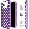 image:imageVELVET CAVIAR Case for iPhone 17 Air  Compatible with MagSafe  10ft Drop Tested  Halloween Phone Cases  Snoopy Spooky GlitterViolet Glow Polka Dot