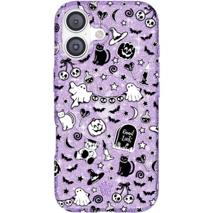 image:imageVELVET CAVIAR Case for iPhone 17 Air  Compatible with MagSafe  10ft Drop Tested  Halloween Phone Cases  Snoopy Spooky GlitterWitchy Lilac Glitter