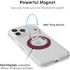 image:imageVELVET CAVIAR Compatible with MagSafe Phone Grip 20  Cute Magnetic Ring Holder  Finger Loop Kickstand  Pop On Accessory for iPhone 17 16 15 14 13 12  Snoopy Fall FeelingsBurgundy 1990