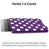 image:imageVELVET CAVIAR compatible with MagSafe Wallet 20  Magnetic Card Holder Wallet for iPhone 171615141312 or Phone Cases compatible with MagSafe  Snoopy Spooky GlitterViolet Glow Polka Dot