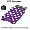 image:imageVELVET CAVIAR compatible with MagSafe Wallet 20  Magnetic Card Holder Wallet for iPhone 171615141312 or Phone Cases compatible with MagSafe  Snoopy Spooky GlitterViolet Glow Polka Dot