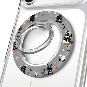 image:imageVELVET CAVIAR Compatible with MagSafe Phone Grip 20  Cute Magnetic Ring Holder  Finger Loop Kickstand  Pop On Accessory for iPhone 17 16 15 14 13 12  Snoopy Fall FeelingsHaunted House