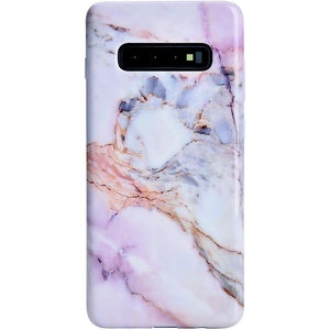 image:imageVELVET CAVIAR Compatible with Samsung Galaxy S10 Plus Case Marble  Cute Protective Phone Cases for Women Girls Holographic Pink BlueViolet Sky