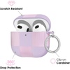 image:imageVELVET CAVIAR Compatible with AirPods 4 Case with Keychain  Cute Protective Hard 4th Generation Cases for Women  Halloween GhostsLilac Vibe Checkered