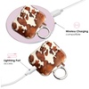 image:imageVelvet Caviar Compatible with AirPods Case 2nd and 1st Generation  Cute Protective Hard Cover for Women  Nude Python SnakeskinCocoa Cow