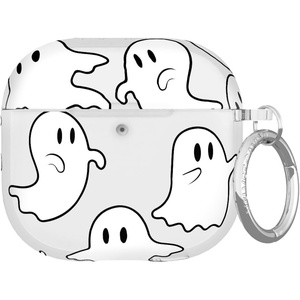 image:imageVELVET CAVIAR Compatible with AirPods 4 Case with Keychain  Cute Protective Hard 4th Generation Cases for Women  Halloween GhostsGhosted