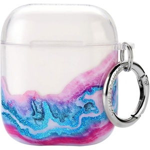 image:imageVelvet Caviar Compatible with AirPods Case 2nd and 1st Generation  Cute Protective Hard Cover for Women  Nude Python SnakeskinGeode Glitter