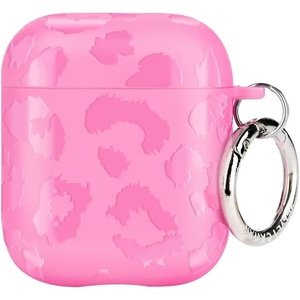 image:imageVelvet Caviar Compatible with AirPods Case 2nd and 1st Generation  Cute Protective Hard Cover for Women  Nude Python SnakeskinHot Pink Leopard Print