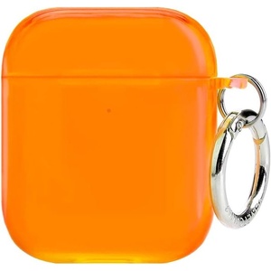 image:imageVelvet Caviar Compatible with AirPods Case 2nd and 1st Generation  Cute Protective Hard Cover for Women  Nude Python SnakeskinNeon Orange