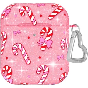 image:imageVelvet Caviar Compatible with AirPods Case 2nd and 1st Generation  Cute Protective Hard Cover for Women  Nude Python SnakeskinPink Peppermint Princess