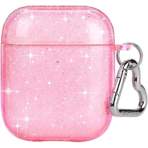 image:imageVelvet Caviar Compatible with AirPods Case 2nd and 1st Generation  Cute Protective Hard Cover for Women  Nude Python SnakeskinPink Stardust Glitter