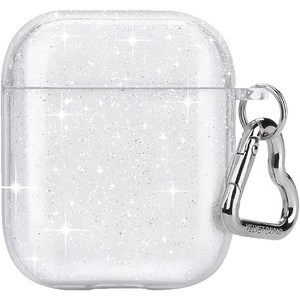 image:imageVelvet Caviar Compatible with AirPods Case 2nd and 1st Generation  Cute Protective Hard Cover for Women  Nude Python SnakeskinStardust Glitter