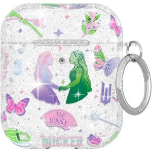 image:imageVelvet Caviar Compatible with AirPods Case 2nd and 1st Generation  Cute Protective Hard Cover for Women  Nude Python SnakeskinWicked For Good Glitter