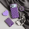 image:imageVELVET CAVIAR Compatible with MagSafe Phone GripViolet Glow Polka Dot