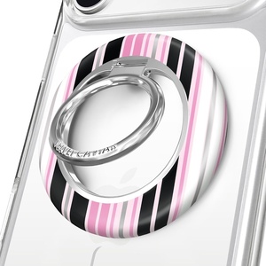 image:imageVELVET CAVIAR Compatible with MagSafe Phone GripPretty Punk Stripes Glitter