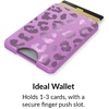 image:imageVELVET CAVIAR compatible with MagSafe Wallet  Magnetic Card Holder Wallet for iPhone 12131415 Amethyst Purple LeopardAmethyst Purple Leopard