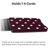 image:imageVELVET CAVIAR compatible with MagSafe Wallet  Magnetic Card HolderCherry Cola Polka Dot