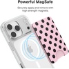 image:imageVELVET CAVIAR compatible with MagSafe Wallet  Magnetic Card HolderPrincess Pink Polka Dot