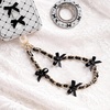 image:imageVELVET CAVIAR Leather Chain Phone Charm Wrist Strap  Cute Lanyard Accessory for Women  Fits all Phone Cases Black Bow