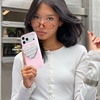 image:imageVelvet Caviar Suction Cup Phone Case Mount Compatible with MagSafe Devices Only  Magnetic Silicone Sticky Phone Grip Holder for iPhone Back of Phone  Mirror Gripper Silver Chrome HeartSilver Chrome Heart