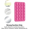 image:imageVelvet Caviar Suction Cup Phone Case Mount Compatible with MagSafe Devices Only  Magnetic Silicone Sticky Phone Grip Holder for iPhone Back of Phone  Mirror Gripper Silver Chrome HeartOrchid Pink