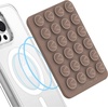 image:imageVelvet Caviar Suction Cup Phone Case Mount Compatible with MagSafe Devices Only  Magnetic Silicone Sticky Phone Grip Holder for iPhone Back of Phone  Mirror Gripper Silver Chrome HeartCashmere Taupe