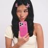 image:imageVelvet Caviar Suction Cup Phone Case Mount Compatible with MagSafe Devices Only  Magnetic Silicone Sticky Phone Grip Holder for iPhone Back of Phone  Mirror Gripper Silver Chrome HeartOrchid Pink