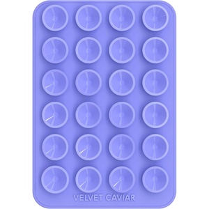 image:imageVelvet Caviar Suction Cup Phone Case Mount Compatible with MagSafe Devices Only  Magnetic Silicone Sticky Phone Grip Holder for iPhone Back of Phone  Mirror Gripper Silver Chrome HeartPurple