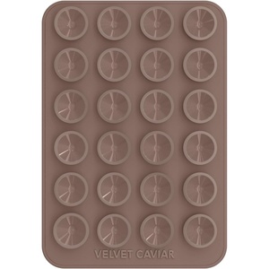 image:imageVelvet Caviar Suction Cup Phone Case Mount Compatible with MagSafe Devices Only  Magnetic Silicone Sticky Phone Grip Holder for iPhone Back of Phone  Mirror Gripper Silver Chrome HeartCashmere Taupe