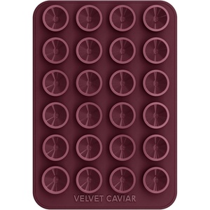 image:imageVelvet Caviar Suction Cup Phone Case Mount Compatible with MagSafe Devices Only  Magnetic Silicone Sticky Phone Grip Holder for iPhone Back of Phone  Mirror Gripper Silver Chrome HeartBurgundy 1990