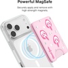 image:imageVELVET CAVIAR compatible with MagSafe Wallet  Magnetic Card HolderGhost Face Call Me Pink