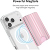 image:imageVELVET CAVIAR compatible with MagSafe Wallet  Magnetic Card HolderPink Chrome Stripes