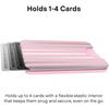 image:imageVELVET CAVIAR compatible with MagSafe Wallet  Magnetic Card HolderPink Chrome Stripes