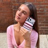 image:imageVELVET CAVIAR compatible with MagSafe Wallet  Magnetic Card HolderSoHo Stripes